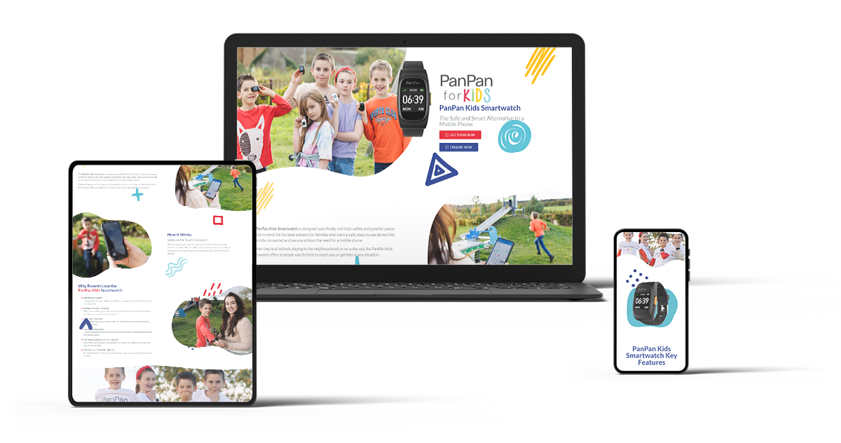 PanPan Kids Smartwatch Launch by a Marketing Agency in Naas, PanPan Smartwatch, Tunstall Emergency Response Ireland
