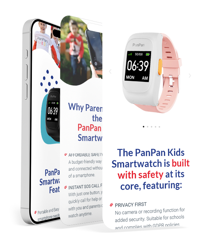 PanPan Kids Smartwatch Launch by a Marketing Agency in Naas, PanPan Smartwatch, Tunstall Emergency Response Ireland