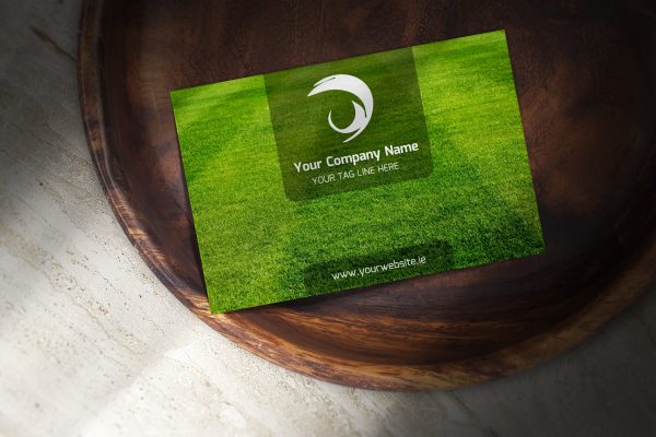 Custom Business Card: Green Grass - Image 2