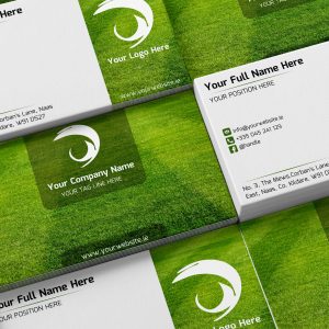 Custom Business Card: Green Grass