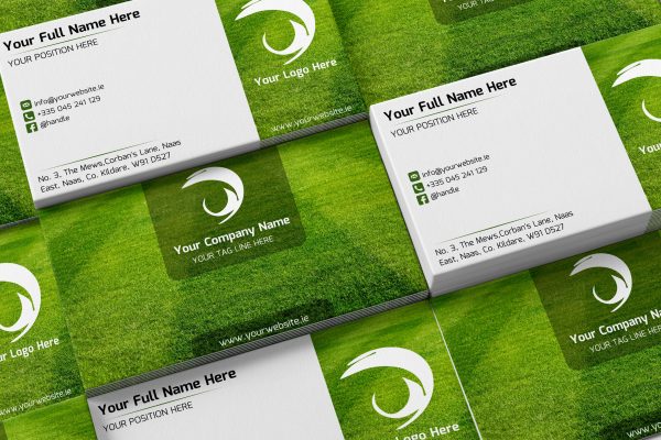 Custom Business Card: Green Grass