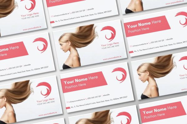 Custom Business Card: Minimal Pink - Image 2
