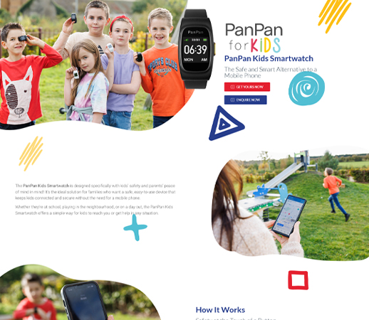 PanPan Kids Smartwatch Launch by a Marketing Agency in Naas, PanPan Smartwatch, Tunstall Emergency Response Ireland